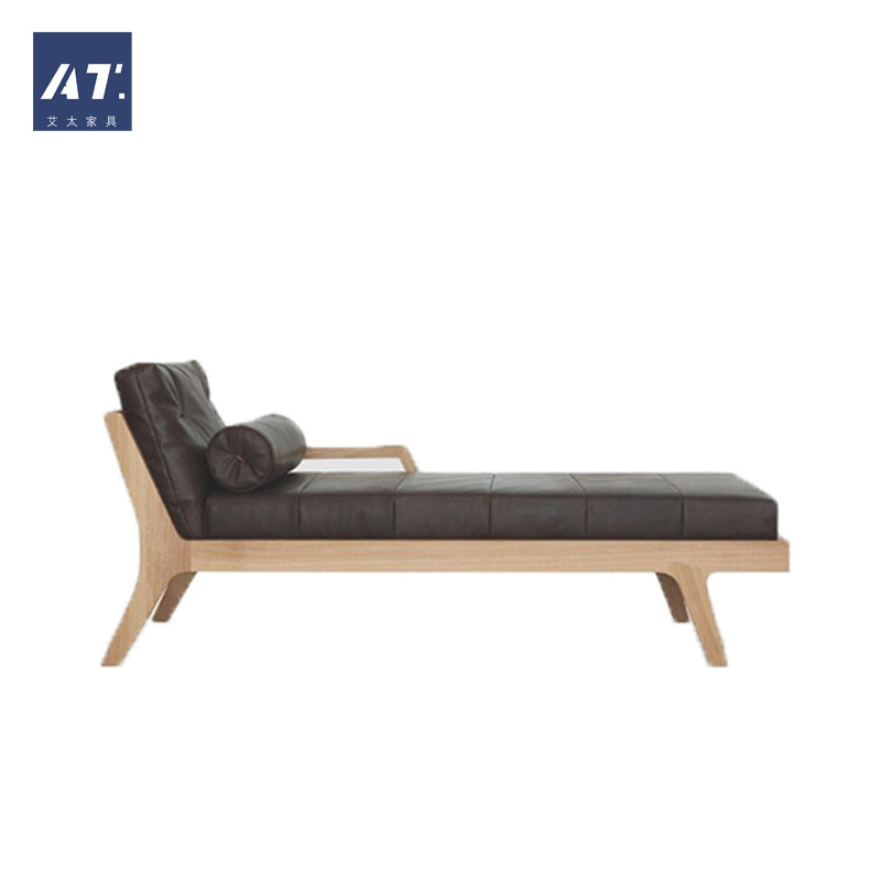 AIVTAI/北欧实木设计师家具mellow daybed梅洛沙发躺椅沙发床