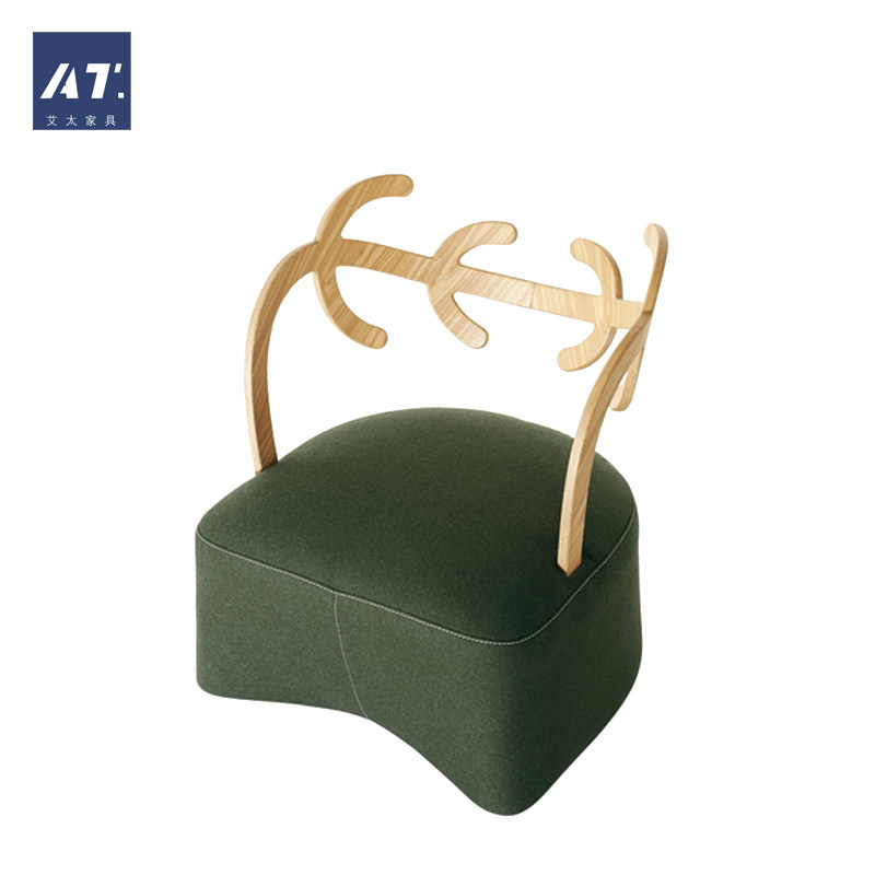 AIVTAI/北欧创意设计师家具antler sofa鹿角沙发单人位沙发椅
