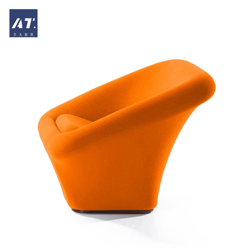 AIVTAI/创意设计师家具nest armchair巢扶手椅布艺休闲沙发椅