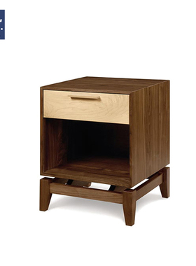 AIVTAI/北欧实木 设计师家具 copeland  nightstand一抽床头柜