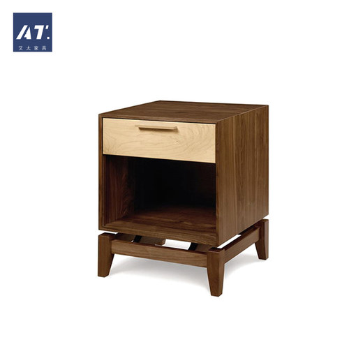 AIVTAI/北欧实木 设计师家具 copeland  nightstand一抽床头柜