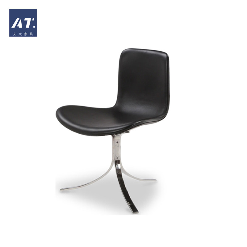 AIVTAI/工业风设计师家具PK9 tulip chair郁金香餐椅休闲椅