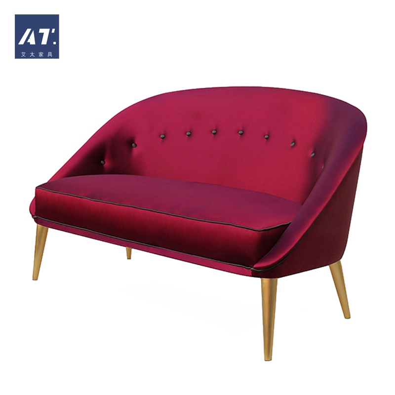 AIVTAI/创意设计师家具nessa sofa客厅单人双人位布艺沙发