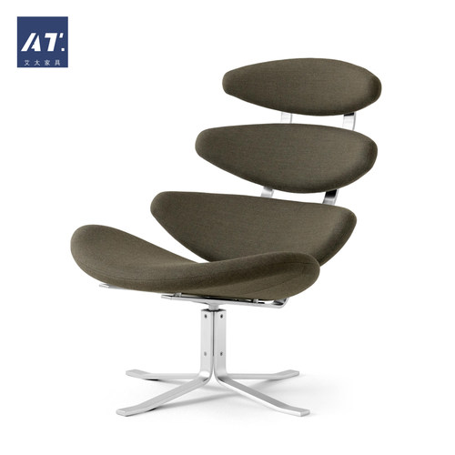 AIVTAI/创意设计师家具 corona lounger chair王冠休闲椅躺椅