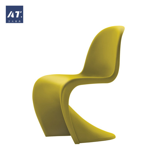 AIVTAI/经典设计师家具panton chair潘顿椅S型玻璃钢潘东餐椅