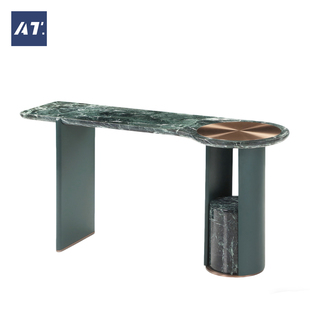 拱门玄关台 艺术轻奢客厅玄关大理石ARCH AIVTAI 设计师家具意式