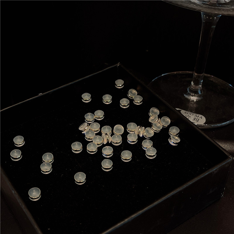 DIY饰品材料(单只价)耳钉耳饰配件 金属子弹耳塞 耳堵耳帽 飞盘