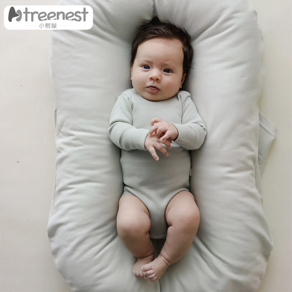 新款印花棉布婴儿床中床便携式子宫仿生床跨境新生儿玩耍睡床