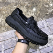 真皮豆豆鞋 纯鹿皮一脚蹬透气软底男士 休闲鞋 男鞋 韩版 百搭套脚厚底