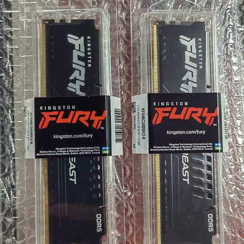 议价~kingston/金士顿FURY系列DDR5野兽8G6000~可维修
