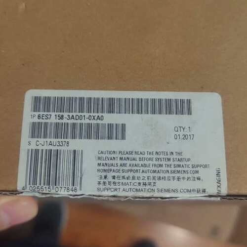 议价~西门子6ES7158-3AD01-0XA0全新仅开封。~可维修