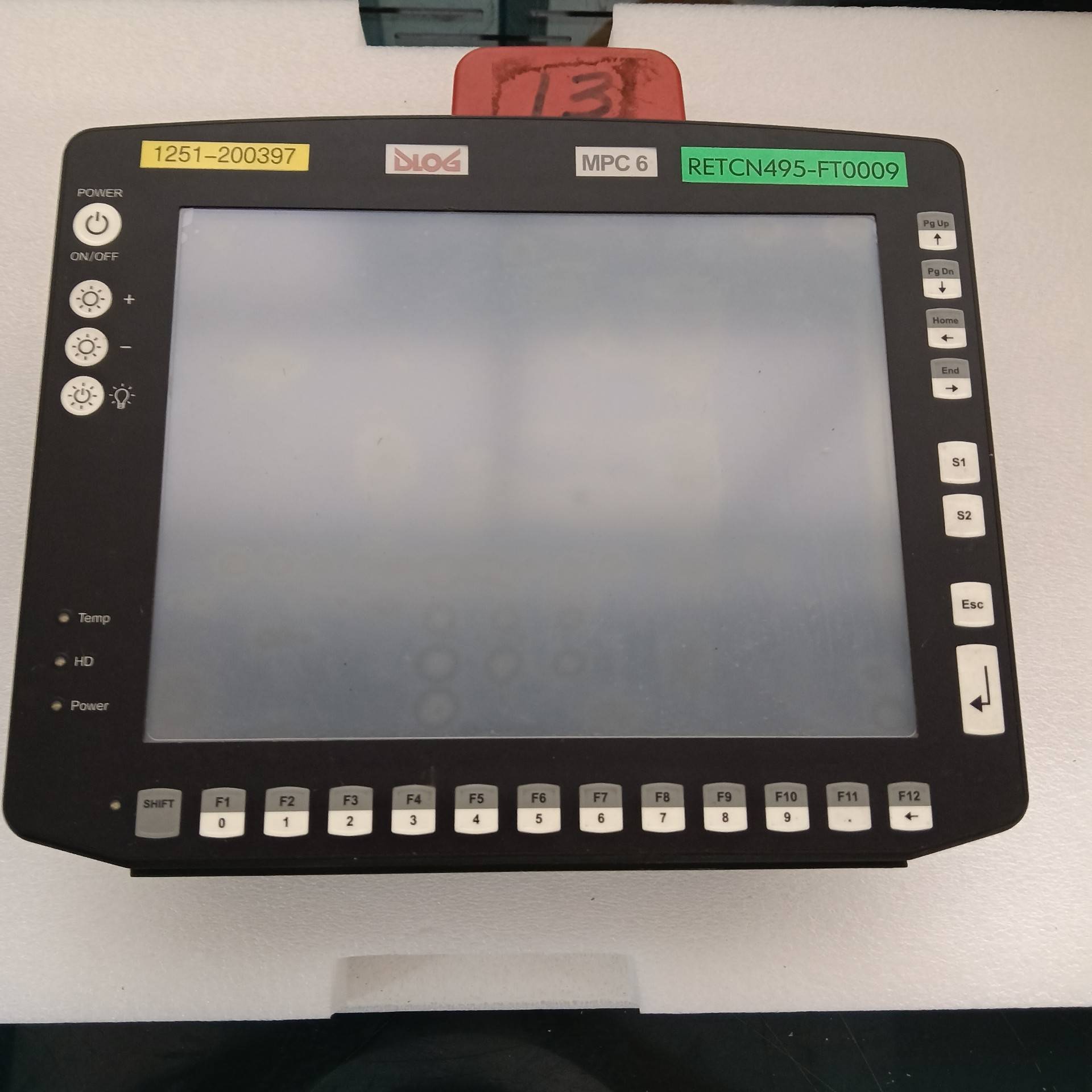 询价购-德国DLOG GMBH MPC6触摸屏成色如图，现货