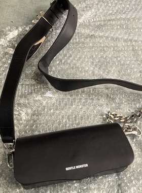 询价购-SANKUANZ上官喆明星同款DAGGER黑色牛皮短