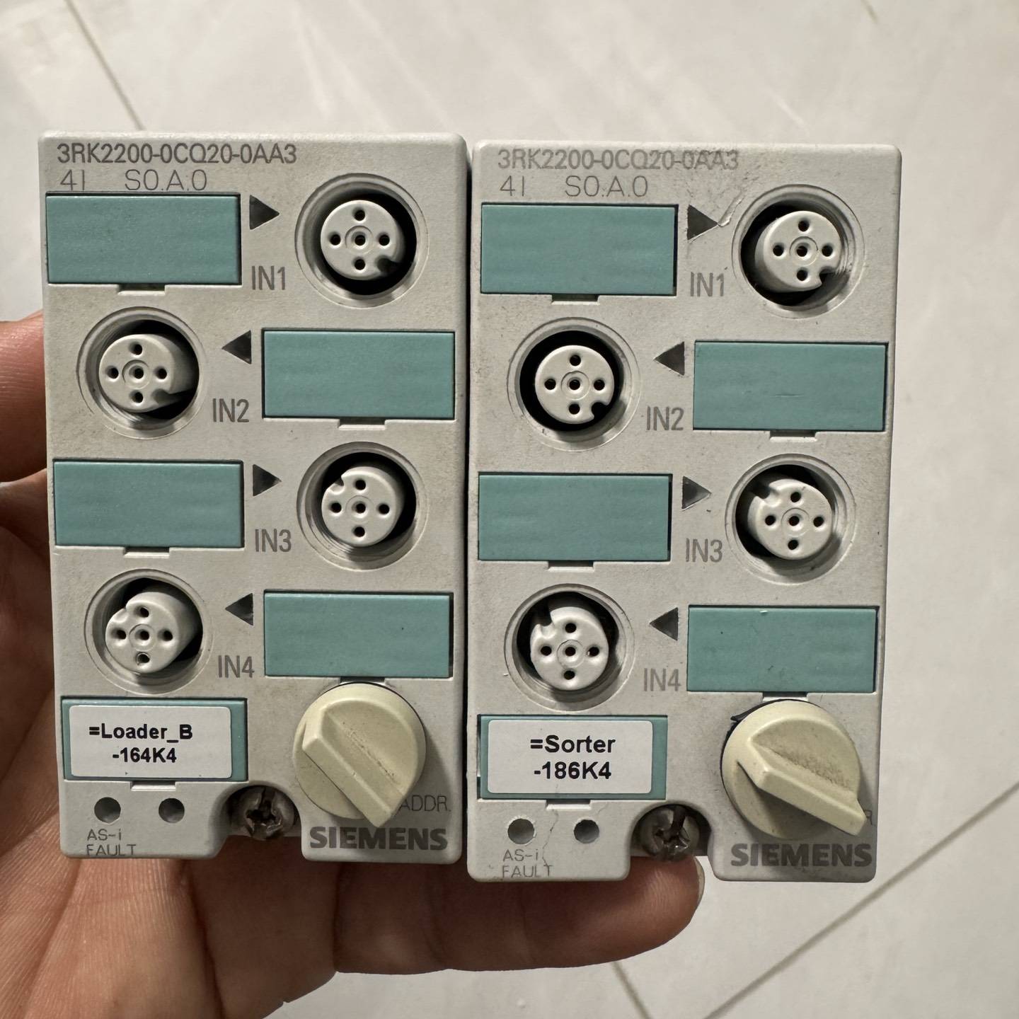 询价购-西门子3RK2200-0CQ20-0AA3模块，拆机品，