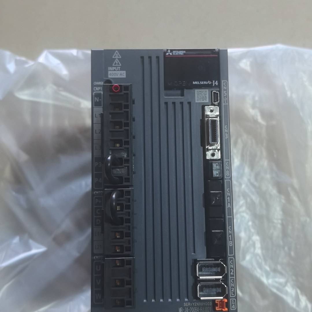 询价购-三菱伺服驱动器 MR-J4-200B4-RJJ021，全新