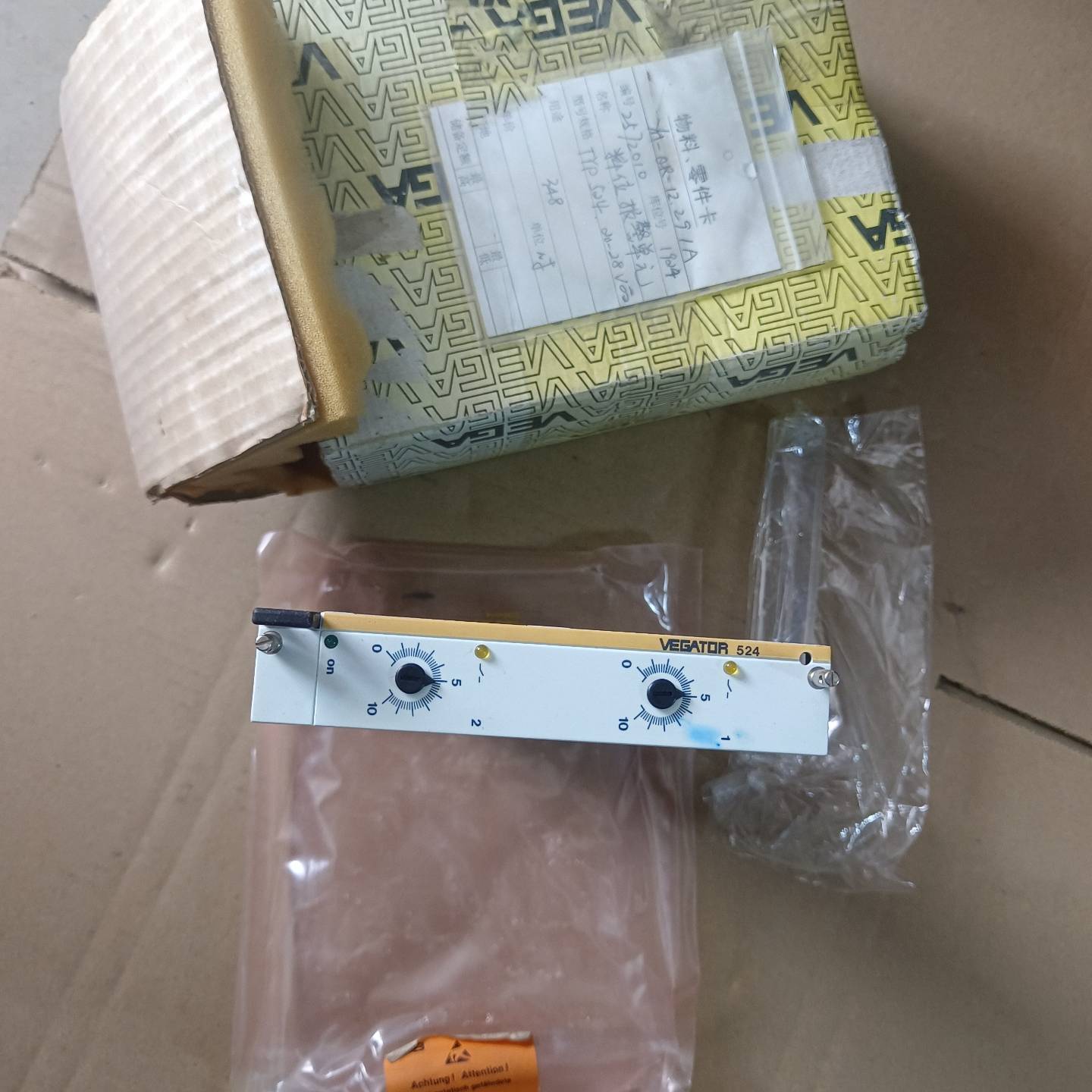 询价购-全新正品，VEGATOR 524 控制单元，型号
