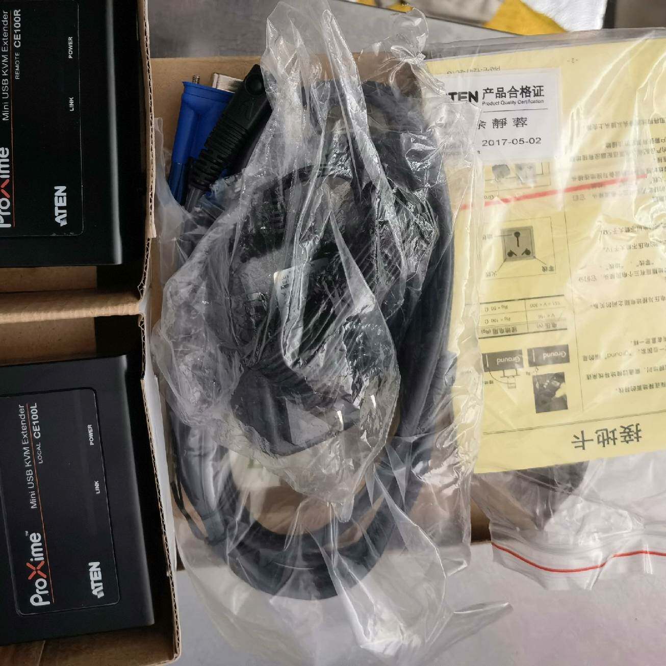询价购-ATEN宏正CE100 VGA KVM网线延长器USB端口迷