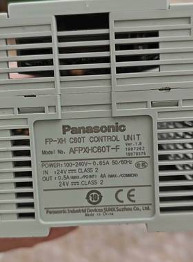 询价购-松下PLC控制单元 FP-XH C60T，型号AFPXHC6
