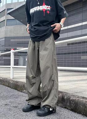 原版质量降落伞裤56黑绿M3XLP26