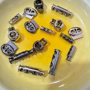 金属弹簧扣猪鼻扣松紧调节吊钟抽绳卡扣帽子扣羽绒服衣服止绳扣