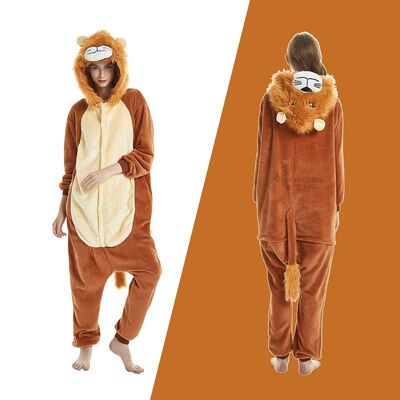 jumpsuit pajamas family couple连体天马独角兽睡衣法兰绒家居服
