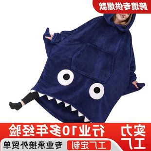 winter hoodie blanket couple澳洲跨境懒人毯电视毯情侣 oodie