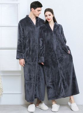 nightgown home wear blanket pajamas couple跨境情侣服睡袍浴袍