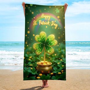 customized beach towel blanket跨境Temu浴巾方巾沙滩巾来图可定