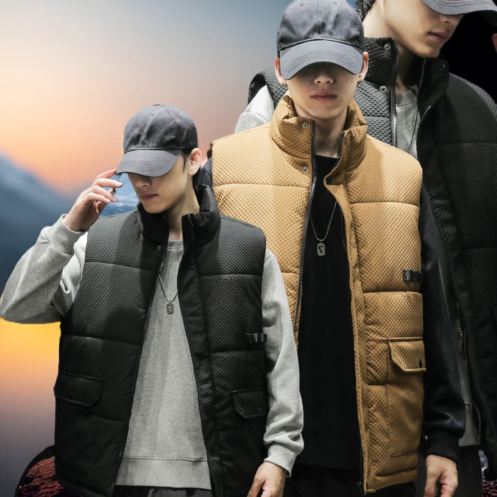 冬季男士棉衣马甲纯色拉链保暖坎肩厚款韩风青年春冬休闲马甲外套,男装,常规马甲,淘宝优惠券,粉丝福利购,淘宝优惠卷