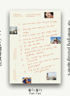 Martin Parr 十条建议 摄影师语录海报 文艺极简挂画 工作室书房