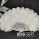 新款 洛丽塔扇子网红鸵鸟毛扇子 手持扇儿童写真拍摄舞台表演道具