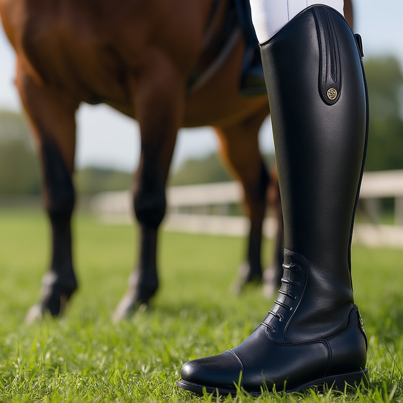 拉夫马靴男款骑术马术马靴男士女款马术2025新款德式长筒夏长筒款