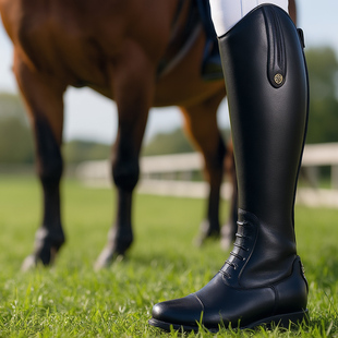 拉夫马靴男款骑术马术马靴男士女款马术2025新款德式长筒夏长筒款