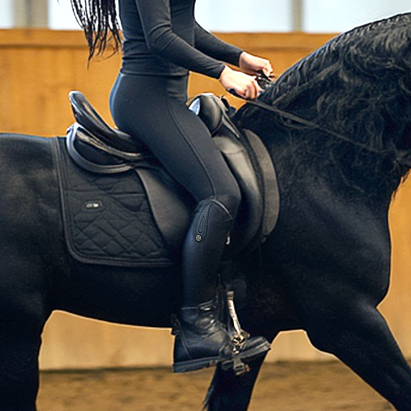 拉夫骑马马术靴马靴女款新款式长筒夏秋冬骑术真皮女鞋时装马丁靴