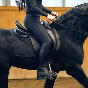 拉夫骑马马术靴马靴女款新款式长筒夏秋冬骑术真皮女鞋时装马丁靴