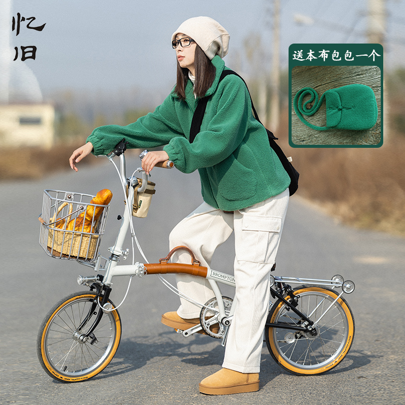 忆旧复古仿羊羔毛短款外套女冬季