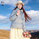 忆旧连帽短款 清 雪域梦境 羽绒服女2025冬蒲公英刺绣保暖厚外套