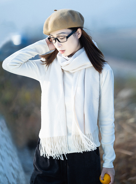 2件99元【煦色韶光】2025冬季多色百搭针织衫 半高领套头打底衫女