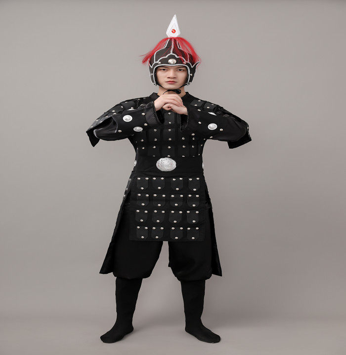 古代影视戏剧秦汉盔甲三国将军铠甲古装盔甲汉服士兵cospy服装
