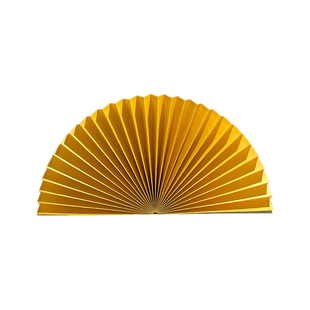 摆件红色美陈折叠周岁风工艺橱窗折纸生日金色扇装饰婚庆布置纸扇