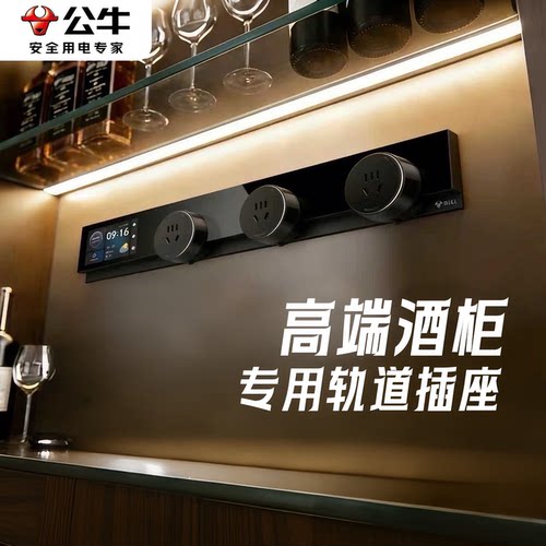高端系列智能触控屏轨道插座
