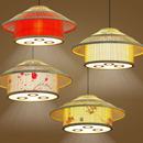 竹编火锅店中式 禅意灯笼酒店餐饮茶楼餐厅包间卡座吊灯饭店带射灯