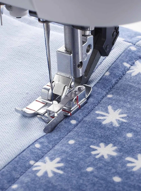 百福PFAFF家用电动多功能缝纫机1/4英寸带挡边拼布中心直线压脚