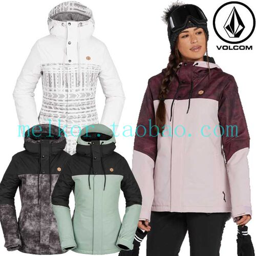 21-22 Volcom BOLT INS JACKET女士单板双板防风防水潮流滑雪服