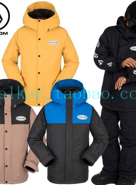 21-22 VOLCOM STONE.91 INS JACKET新款男童防风透气滑雪服