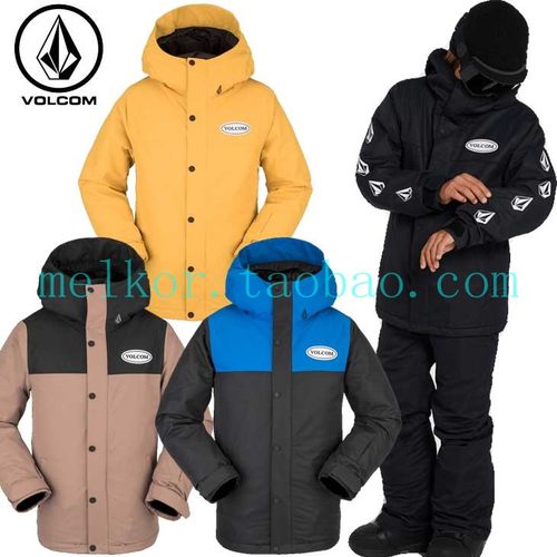 21-22 VOLCOM STONE.91 INS JACKET新款男童防风透气滑雪服
