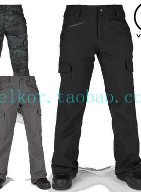 21-22钻石Volcom WOMENS GRACE STRETCH PANT新款女士滑雪裤5