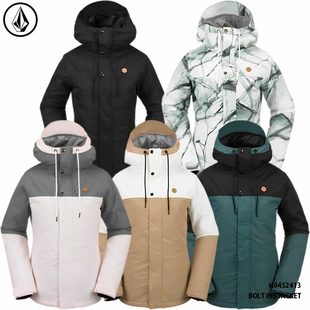 【特价不退换】钻石24 Volcom  Bolt Insulated Jacket女款滑雪服