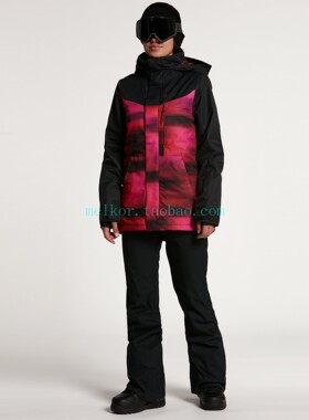 20-21钻石Volcom Pine 2L TDS女款羽绒单双板滑雪服保暖防风防水