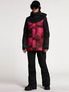 20-21钻石Volcom Pine 2L TDS女款羽绒单双板滑雪服保暖防风防水